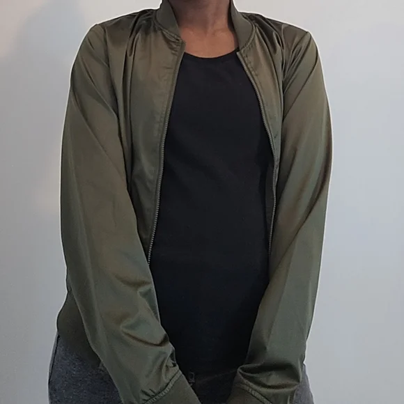 Satin bomber jacket - Picture 2 of 6